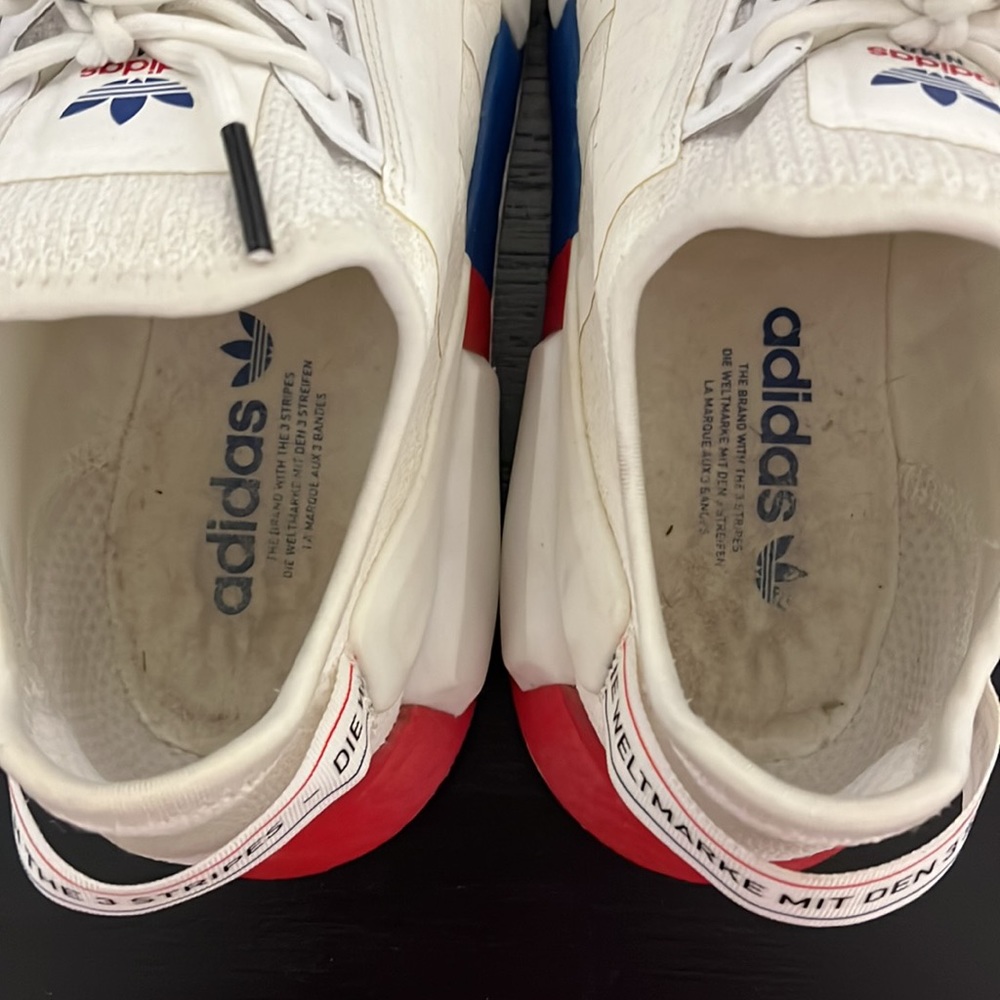Adidas Nmd_r1 V2 ‘White Lush Red And Blue’ Size 1… - image 3